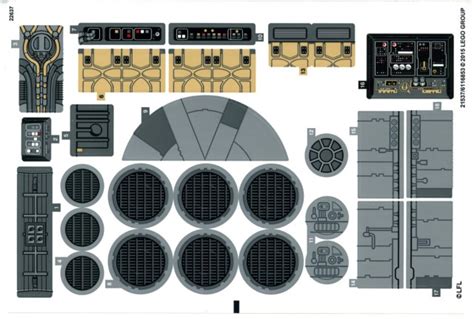 Bricker - Part LEGO - 75105stk01a Sticker for Set 75105 - International Version - (21537/6116853)