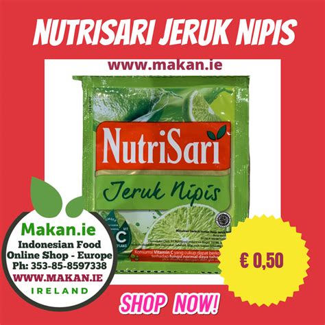 Nutrisari Jeruk Nipis Makan Indonesian Food