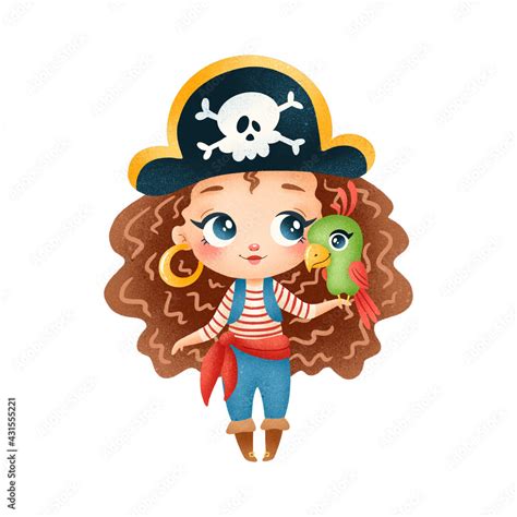 Pirate Girl Clipart