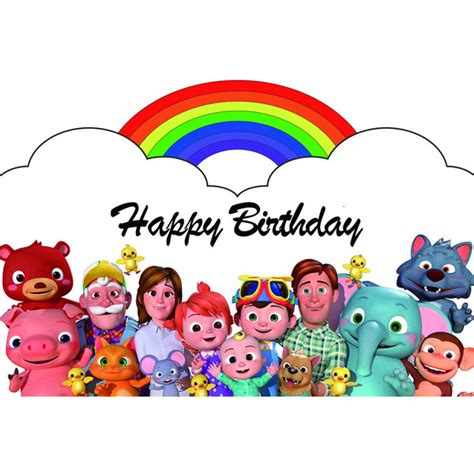 Happy Birthday Png Cocomelon Png Cocomelon Clipart Cocome Inspire