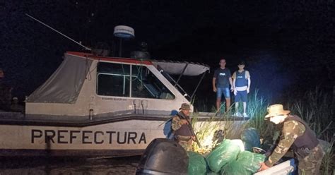 Prefectura secuestró en Corrientes un cargamento de más de 320 kilos de