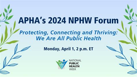 Aphas 2024 Nphw Forum Protecting Connecting And Thriving We Are All