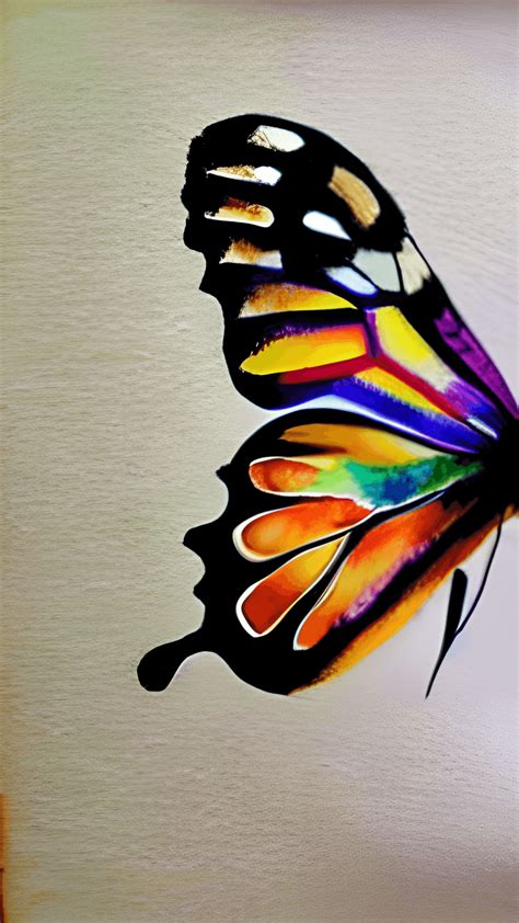 Watercolor Butterflies Painting · Creative Fabrica