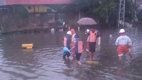 Jakarta Banjir Keberangkatan Sejumlah Ka Terlambat Times Indonesia