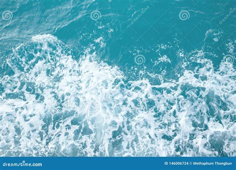 Ondas De Oceano Bonitas De Turquesa Da Natureza Foto De Stock Imagem