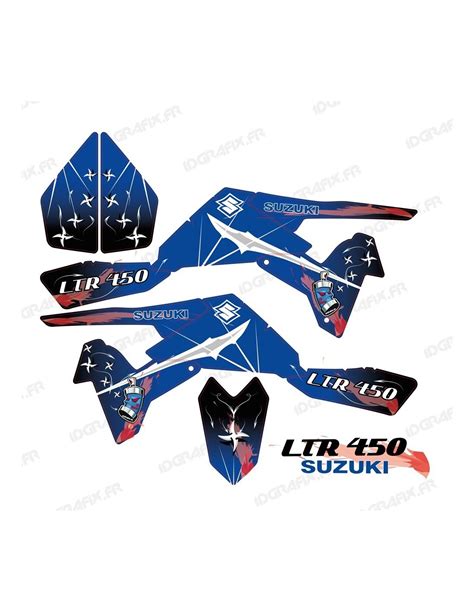 Kit de decoració Arma Blau IDgrafix Suzuki LTR 450 Idgrafix