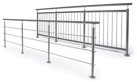 A Robust Bar Balustrade In Stainless Steel Balustradestore Eu