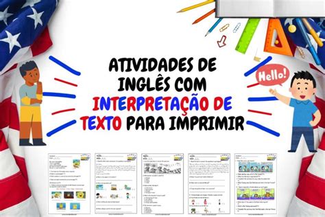 Atividade De Inglês 9 Ano Interpretação De Texto - 9 Atividades de Inglês com Interpretação de Texto para Imprimir