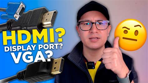 ¿cuál Es La Diferencia En Thunderbolt Hdmi Displayport Usb C Vga Y Dvi Youtube