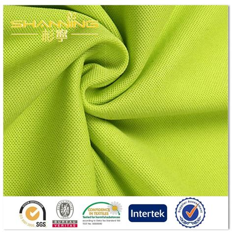 Supply 95 Cotton 5 Lycra Pique Knit Jersey Fabric For Walmart Uniform