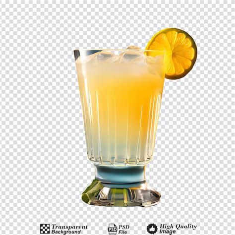 Premium PSD Classic Paloma Cocktail Isolated On Transparent Background