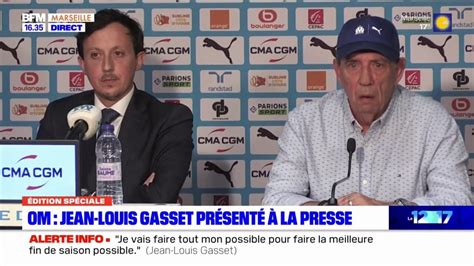 OM Jean Louis Gasset estime qu il est trop tôt pour décider quels