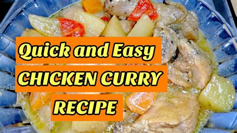 Quick And Easy Chicken Curry Recipe Chicken Curry N Joys Goodies