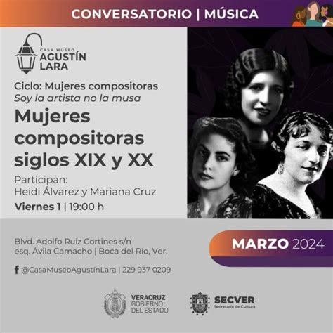 La Casa Museo Agust N Lara Presenta El Ciclo Mujeres Compositoras Soy