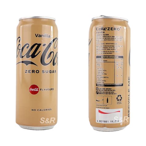 Coca Cola Vanilla Zero Sugar Soft Drink Ml