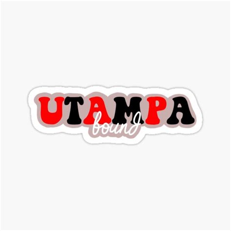 Utampa Bound Sticker By Snwyner Redbubble