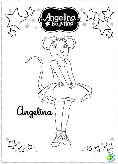 Pin De Renata Em Inne Kolorowanki Bailarina Para Colorir Angelina