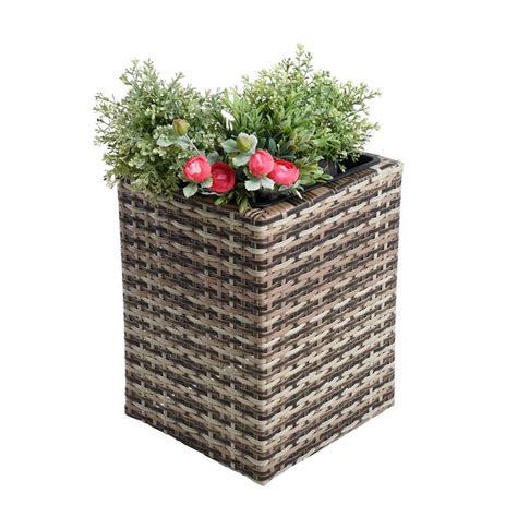 Polyrattan Blumenk Bel Pflanzk Bel Cm Rattan Blumentopf Bertopf