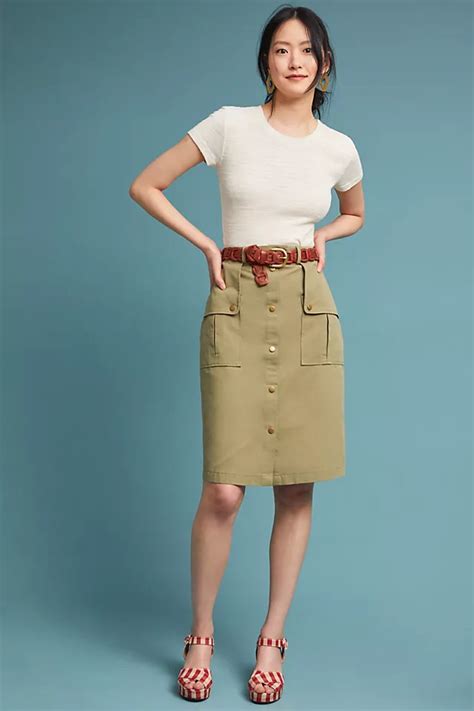 Utility Pencil Skirt Anthropologie