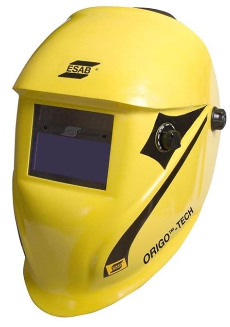 Esab Yellowblack Warrior Tech Auto Darkening Welding Helmet Packaging