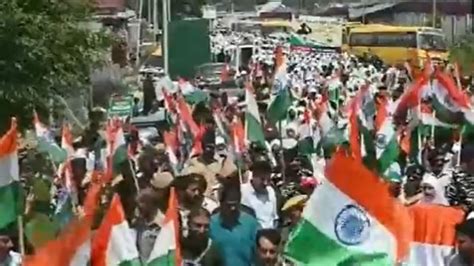 Independence Day 2023 Massive ‘tiranga’ Rally Held In Jandk S Shopian Video Latest News India