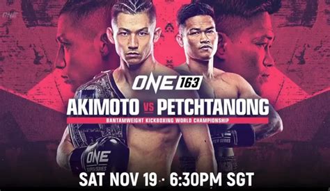 ONE 163 Akimoto Vs Petchtanong FIGHTEVENTS DE