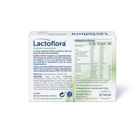 Lactoflora Protector Inmunitario 30 Capsulas FarmaciaMarket