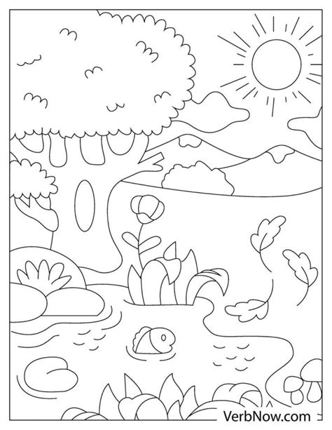 Free Nature Coloring Pages For Download Printable Pdf