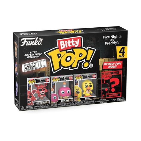 Five Nights at Freddy's Foxy the Pirate Funko Bitty Pop! Mini-Figure 4-Pack