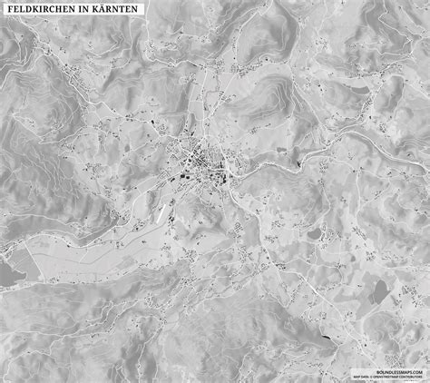 Feldkirchen in Kärnten Figure ground Vector Map Boundless Maps