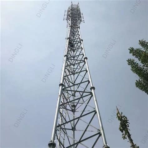 Hot Dip Galvanized Or Legs Tubular Steel Tower Telecom Antenna Tower