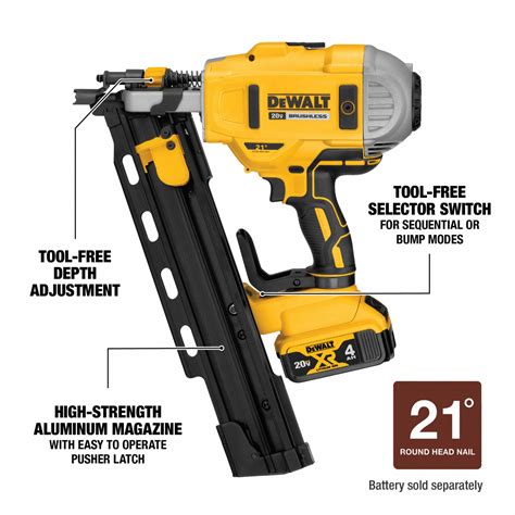 DEWALT Nail Gun Framing Combo For 0 131 In To 0 148 In Nail Shank