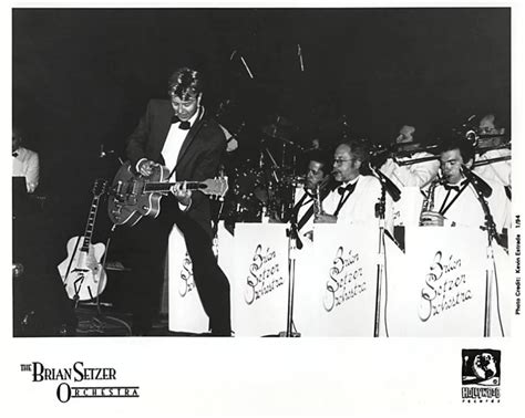 Brian Setzer Orchestra Vintage Concert Photo Promo Print 1994 At