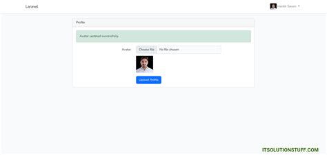 Laravel Profile Image Upload Tutorial With Example ItSolutionStuff