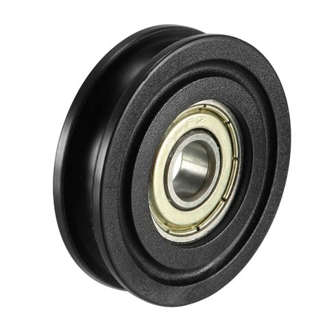 34mm Deep Metal V Groove Guide Bearing Pulley Rail Ball Wheel