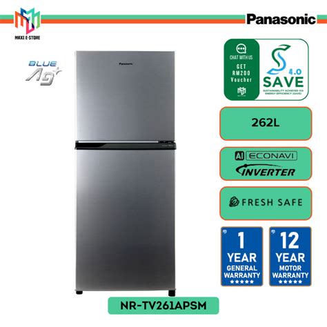 Panasonic Nr Tv Apsm Door Top Freezer Refrigerator L Inverter