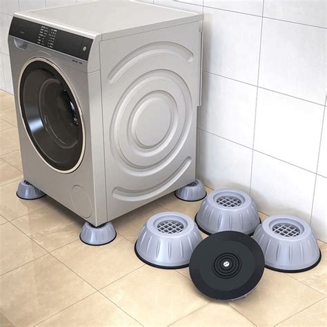 4 Pieces Set Anti Vibration Washing Machine Stand Feet Pads Opnar