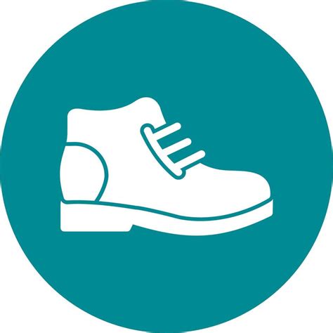 Boot Glyph Circle Icon 39503375 Vector Art At Vecteezy