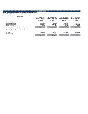 Fillable Online Form L Premium Insurer Canara Hsbc Life Insurance