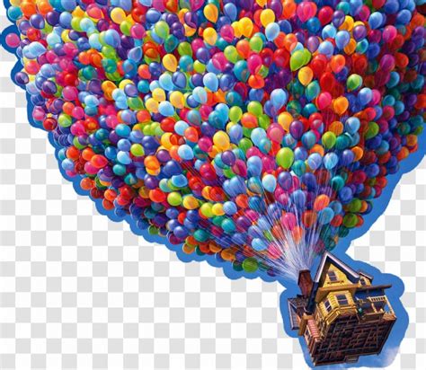 Pixar Balloon Carl Fredricksen Walt Disney Pictures Up Clouds