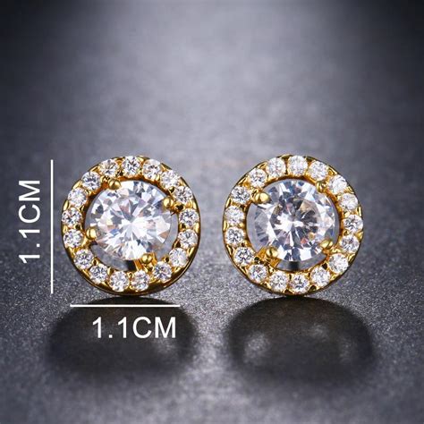 Buy Emmaya Prongs Setting Top Quality Cz Cubic Zirconia Stud E At