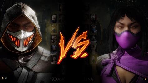 Mortal Kombat 11 Scorpion Vs Mileena VERY HARD YouTube