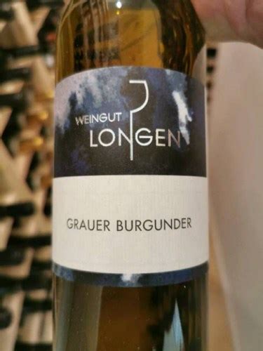 Weingut Longen Grauer Burgunder Vivino US