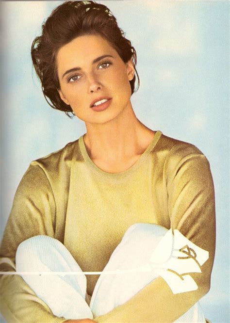 Isabella Rossellini Lancome Cosmetics Print Advertisement Ad Vintage