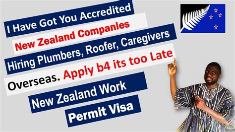 VISA UPDATE Good News List Of New Zealand Accredited Sponsorship