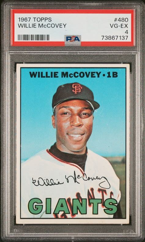 Topps Willie Mccovey Psa Vg Ex Ebay