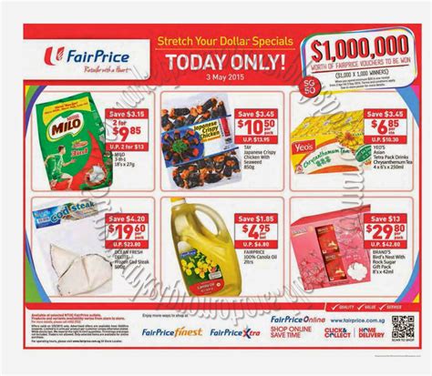 Ntuc Fairprice Strectch Your Dollar Specials Today Only 03 May 2015 ~ Supermarket Promotions