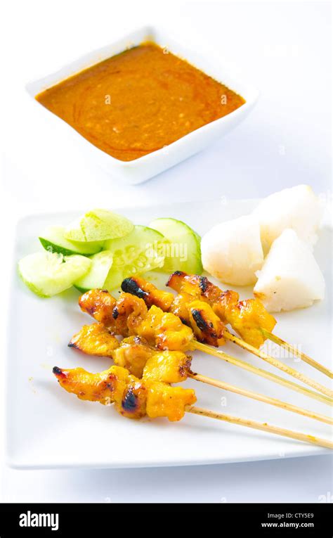 Chicken Satay Hi Res Stock Photography And Images Alamy