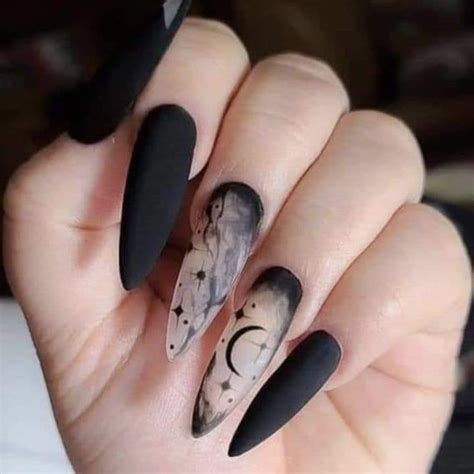 Goth Acrylic Nails Goth Acrylic Nails Black Ideas Black Acrylic Nails