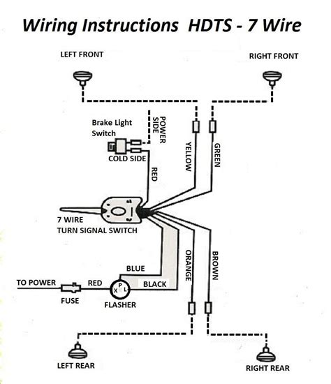 8 Wire Turn Signal Switch Wiring Diagram